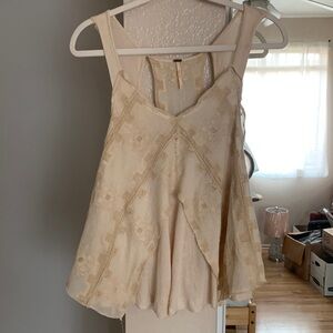 Crème Free People Tank Top